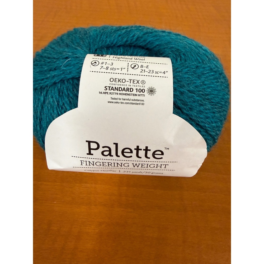 Knit Picks Palette Fingering Wool Yarn Calypso Heather 4 Skeins 924yd Total